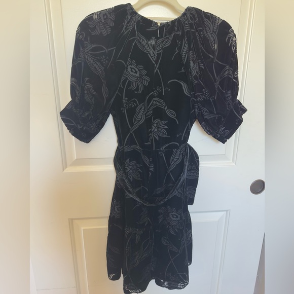 NWT Ted Baker Tilliiy Belted Velvet Dress | Size 2 - Picture 6 of 7